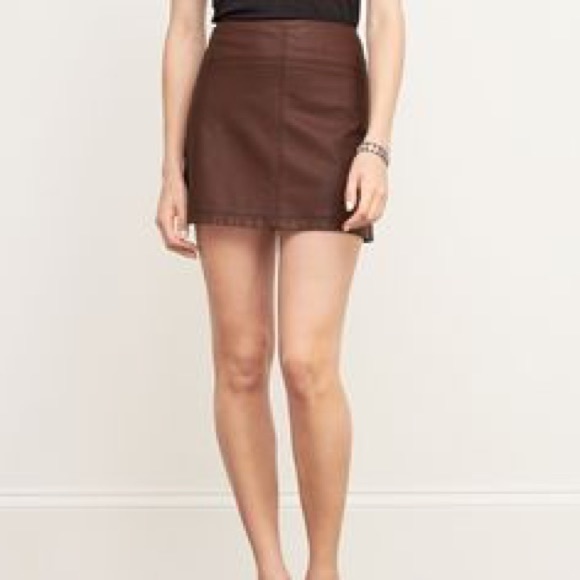 Abercrombie & Fitch Dresses & Skirts - Abercrombie &Fitch leather skirt 💕